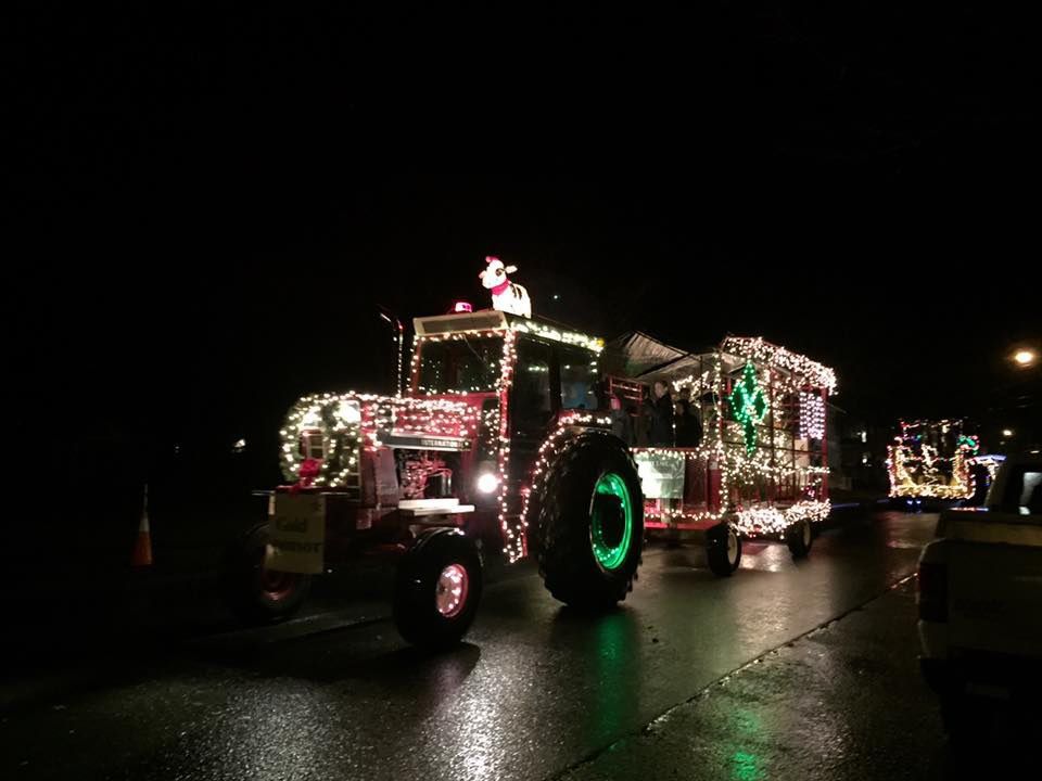 Holiday Lighted Tractor Parade